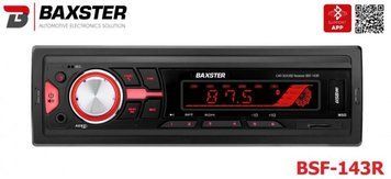 Автомагнітола Baxster BSF-143 BT red