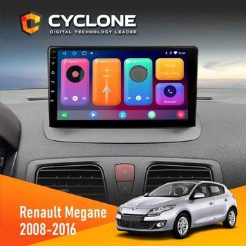 Штатна магнітола CYCLONE Renault Megane III 2008-2016 C9 CPL 2/32