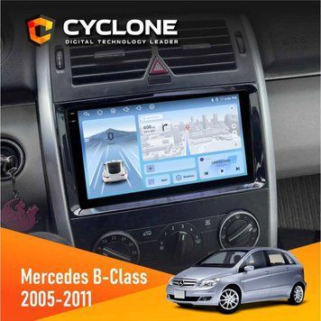 Штатная магнитола CYCLONE Mercedes-Benz B-Class (W245) 2005-2011 AMP C9-012 4/64 DSP 4G