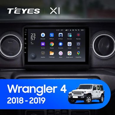 Штатна магнітола Teyes X1 2+32Gb Wi-Fi Jeep Wrangler 4 JL 2018-2019 10"