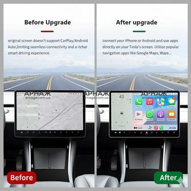 Беспроводной CarPlay и AndroidAuto для Tesla Model 3 2019-2024