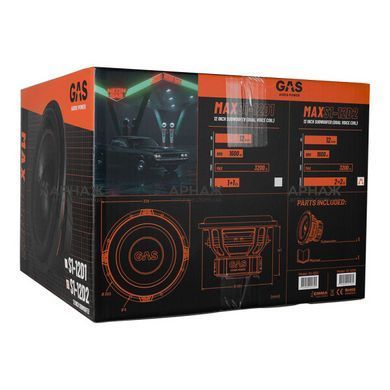 Автосабвуфер GAS S1-12D2