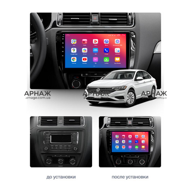 Штатная магнитола EasyGo VW1000-G10 4+64Gb Volkswagen Jetta 2010-2018