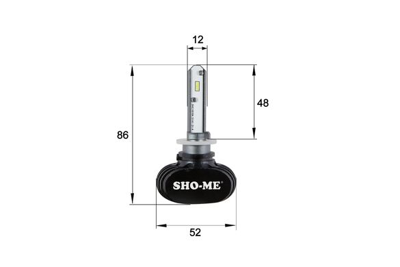 LED лампа Sho-Me G8.2 H27 6000K 24W