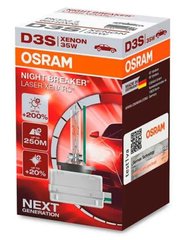 Лампа ксенонова Osram D3S 66340XNL Night Breaker Laser + 200%