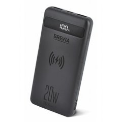 PowerBank Brevia 10000mAh 20W Wireless Qi10W Li-Pol. LCD