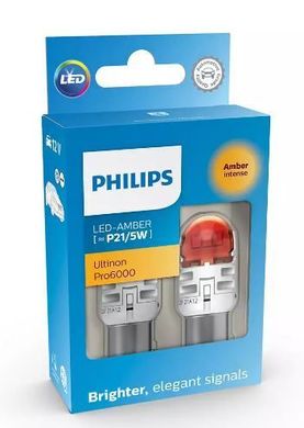 Габарити Philips 11499AU60X2 P21/5W LED Ultinon Pro6000