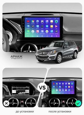 Штатная магнитола Teyes CC3 2K 6+128 Gb Mercedes-Benz GLK-Class X204 2012 - 2015 9"