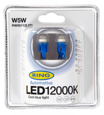 LED Габарити Ring W5W 12000К Cool Blue RW50112LED (2485)