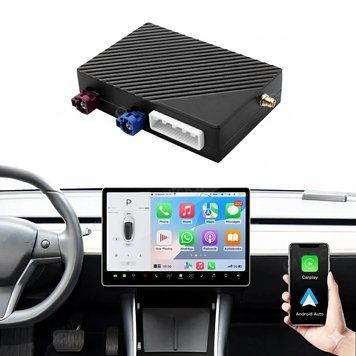 Беспроводной CarPlay и AndroidAuto для Tesla Model Y 2019-2024 Intel