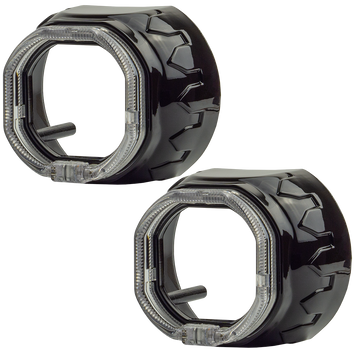 Маски для лінз DriveX MS A-104 2.5" Black White+Yellow