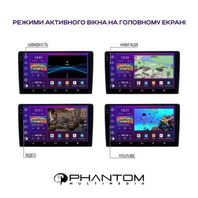 Автомагнітола Phantom DVA-2K10 Pro 4G 360° 4+64