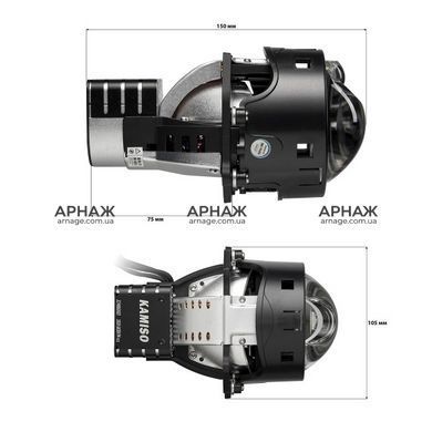 LED лінзи Kamiso (Aozoom) AAPD10-02 Bi-LED LASER 5500K GEN4 51/69W