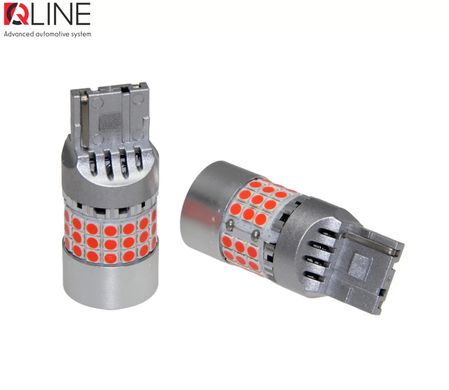 LED габариты QLine 7440 (W21W) Red CANBUS