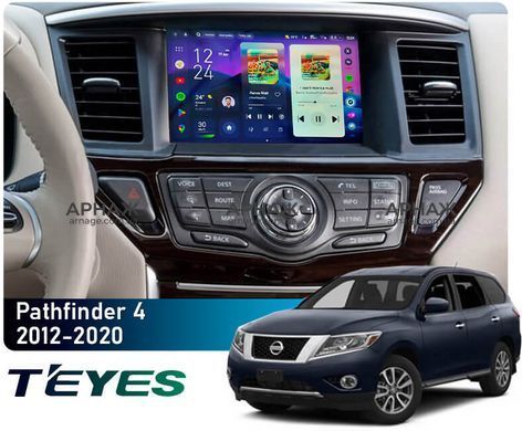 Штатна магнітола Teyes CC4 Pro 2K 12+256 Gb Nissan Pathfinder 4 R52 (F1) 2012-2020 (A) 9" (L3)