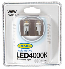 LED Габарити Ring W5W 4000К Cool White RW5014LED (9522)