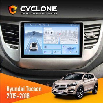 Штатная магнитола CYCLONE Hyundai Tucson 3 2015-2018 C9-012 4/64 DSP 4G