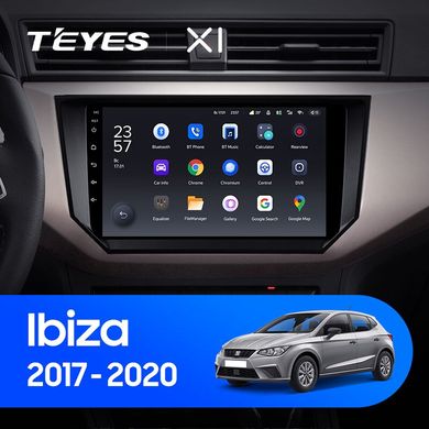 Штатна магнітола Teyes X1 2+32Gb Seat Ibiza 2017-2020 9"