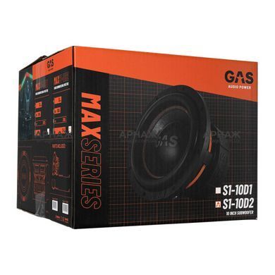 Автосабвуфер GAS S1-10D2