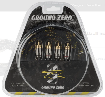 Кабель межблочный Ground Zero GZCC 5.49X-TP