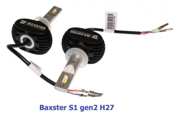 Світлодіодні автолампи Baxster S1 gen2 H27 6000K