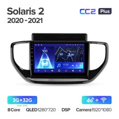 Teyes CC2 Plus 3GB+32GB 4G+WiFi Hyundai Solaris 2 II (2020-2021)