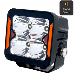 LED фара Drive-X WL SQ-104 DLX 3" FL+DRL 4L-20W OSR