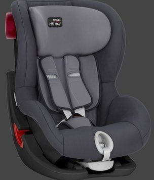 Дитяче автокрісло Britax-Romer KING II BLACK SERIES Storm Grey