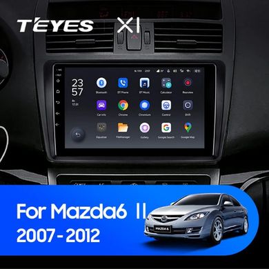 Штатна магнітола Teyes X1 2+32Gb Mazda 6 2 GH 2007-2012 9"