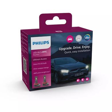 Led автолампы Philips H11 11362U2500CX Ultinon Access +80% 12V