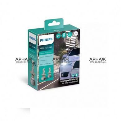 Світлодіодні автолампи Philips H4 11342U50CWX2 LED Ultinon Pro5000 + 160% 12/24V