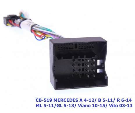 Комплект дротів CraftAudio CB-519# MERCEDES A 4-12/ B 5-11/ R 6-14/ ML 05-11/ GL 05-13/ Via