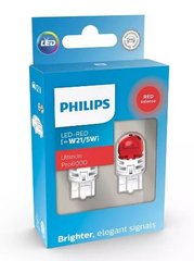 LED габарити Philips 11066RU60X2 W21/5W LED Ultinon Pro6000