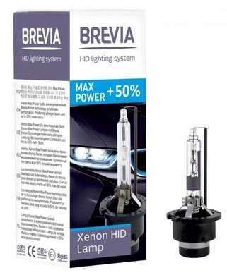 Ксеноновая лампа Brevia D2R +50% 5500K (1 шт)