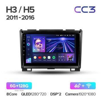 Штатна магнітола Teyes CC3 6+128 Gb 360&deg; GREAT WALL Haval H3 H5 2011-2016 9"