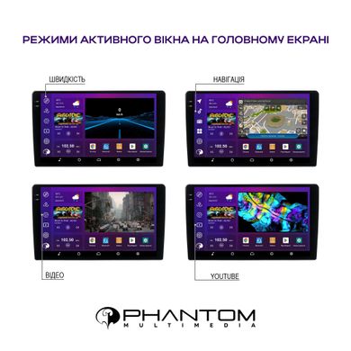 Автомагнитола Phantom DVA-2K10 ProMax 4G 360° 8+128