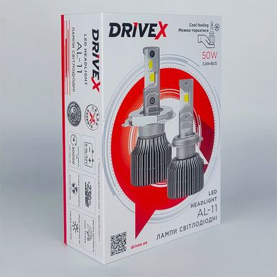 LED автолампы Drive-X AL-11 H7/H18 5.5K 50W CAN