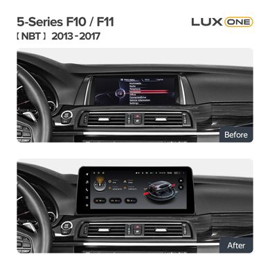 Штатная магнитола Teyes LUX ONE 6+128 Gb BMW 5-Series F10/F11 NBT 2013-2017 12.3"