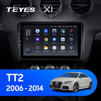Штатна магнітола Teyes X1 2+32Gb Wi-Fi Audi TT 2 2006-2014 9"