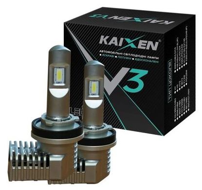 Світлодіодні автолампи Kaixen V3 H8 / H9 / H11 / H16 (JP) 6000K 40W