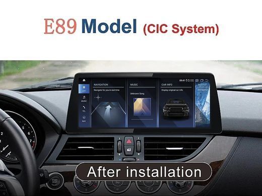 Штатна магнітола Fors BMW Z4 E89 CIC (8+64Gb. 10.25") 2009-2016