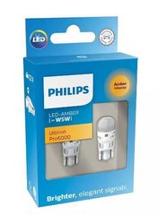 Габарити Philips 11961AU60X2 W5W (T10) LED white Ultinon Pro6000