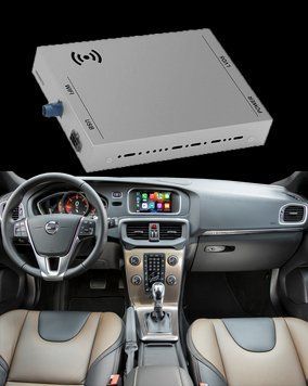 Беспроводной CarPlay и AndroidAuto для Volvo V40 &ndash; 7" (2015-2018)