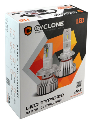 Світлодіодні лампи Cyclone LED H7 5000K 6000Lm CR type 29