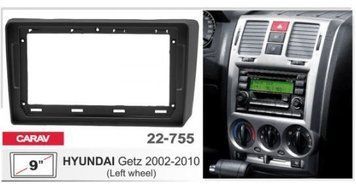 Переходная рамка Carav 22-755 Hyundai Getz