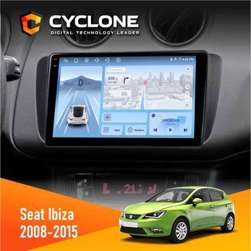 Штатна магнітола CYCLONE Seat Ibiza 2008-2015 C9-012 4/64 DSP 4G