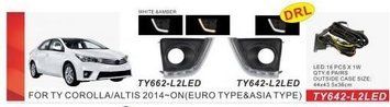Протитуманні фари Dlaa TY-662-L2LED Toyota Corolla 2013-16