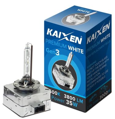 Ксеноновая лампа Kaixen D1S 5500K PREMIUM WHITE GEN 3