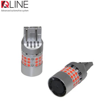 LED габарити QLine 7443 (W21/5W) Red CANBUS