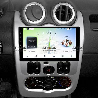 Штатная магнитола Teyes CC4L 6+64 Gb Renault Logan 1 Sandero For Dacia Duster 2009-2017 9"